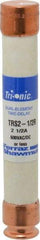 Ferraz Shawmut - 600 VAC/VDC, 2.5 Amp, Time Delay General Purpose Fuse - Clip Mount, 127mm OAL, 20 at DC, 200 at AC kA Rating, 13/16" Diam - Exact Tool & Supply
