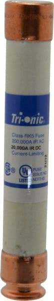 Ferraz Shawmut - 600 VAC/VDC, 4 Amp, Time Delay General Purpose Fuse - Clip Mount, 127mm OAL, 20 at DC, 200 at AC kA Rating, 13/16" Diam - Exact Tool & Supply