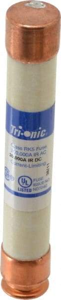 Ferraz Shawmut - 600 VAC/VDC, 7 Amp, Time Delay General Purpose Fuse - Clip Mount, 127mm OAL, 20 at DC, 200 at AC kA Rating, 13/16" Diam - Exact Tool & Supply