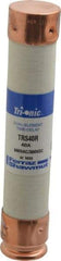 Ferraz Shawmut - 300 VDC, 600 VAC, 40 Amp, Time Delay General Purpose Fuse - Clip Mount, 5-1/2" OAL, 20 at DC, 200 at AC kA Rating, 1-1/16" Diam - Exact Tool & Supply