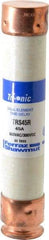 Ferraz Shawmut - 300 VDC, 600 VAC, 45 Amp, Time Delay General Purpose Fuse - Clip Mount, 5-1/2" OAL, 20 at DC, 200 at AC kA Rating, 1-1/16" Diam - Exact Tool & Supply