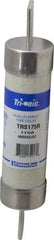 Ferraz Shawmut - 600 VAC/VDC, 175 Amp, Time Delay General Purpose Fuse - Clip Mount, 9-5/8" OAL, 100 at DC, 200 at AC kA Rating, 1-13/16" Diam - Exact Tool & Supply