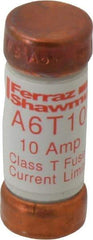 Ferraz Shawmut - 300 VDC, 600 VAC, 10 Amp, Fast-Acting General Purpose Fuse - Clip Mount, 1-1/2" OAL, 100 at DC, 200 at AC kA Rating, 9/16" Diam - Exact Tool & Supply
