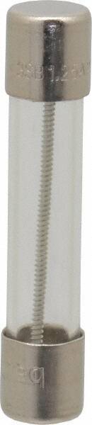 Ferraz Shawmut - 250 VAC, 1.25 Amp, Time Delay Miniature Glass Fuse - Clip Mount, 1-1/4" OAL, 1/4" Diam - Exact Tool & Supply