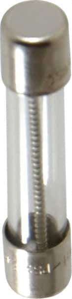 Ferraz Shawmut - 250 VAC, 3 Amp, Time Delay Miniature Glass Fuse - Clip Mount, 1-1/4" OAL, 1/4" Diam - Exact Tool & Supply