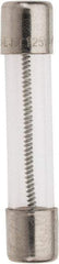 Ferraz Shawmut - 250 VAC, 3.2 Amp, Time Delay Miniature Glass Fuse - Clip Mount, 1-1/4" OAL, 1/4" Diam - Exact Tool & Supply