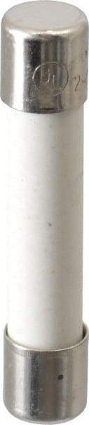 Ferraz Shawmut - 250 VAC, 2.25 Amp, Time Delay Miniature Ceramic Fuse - Clip Mount, 1-1/4" OAL, 1/4" Diam - Exact Tool & Supply