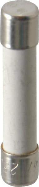 Ferraz Shawmut - 250 VAC, 4 Amp, Time Delay Miniature Ceramic Fuse - Clip Mount, 1-1/4" OAL, 1/4" Diam - Exact Tool & Supply