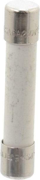 Ferraz Shawmut - 250 VAC, 6 Amp, Time Delay Miniature Ceramic Fuse - Clip Mount, 1-1/4" OAL, 1/4" Diam - Exact Tool & Supply