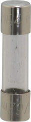 Ferraz Shawmut - 250 VAC, 0.06 Amp, Fast-Acting Miniature Glass Fuse - Clip Mount, 20mm OAL, 5mm Diam - Exact Tool & Supply