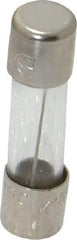 Ferraz Shawmut - 250 VAC, 3 Amp, Fast-Acting Miniature Glass Fuse - Clip Mount, 20mm OAL, 5mm Diam - Exact Tool & Supply