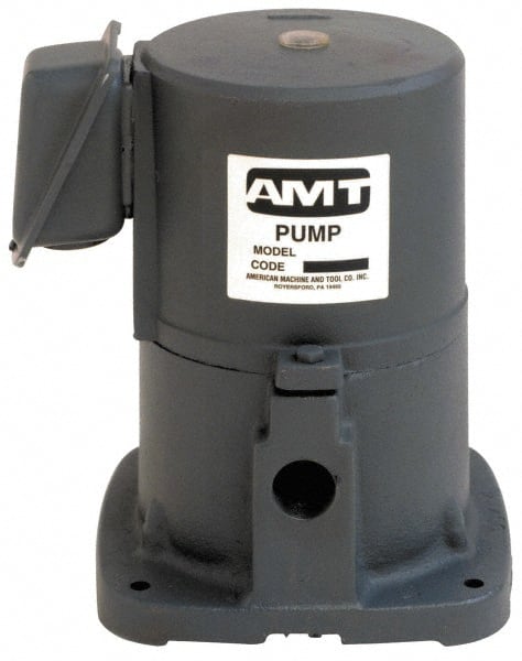 American Machine & Tool - 2.6/1.6 Amp, 230/460 Volt, 3/4 hp, 3 Phase, 3,450 RPM, Cast Iron Suction Machine Tool & Recirculating Pump - Exact Tool & Supply