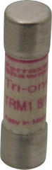 Ferraz Shawmut - 250 VAC, 1.8 Amp, Time Delay General Purpose Fuse - Clip Mount, 1-1/2" OAL, 10 at AC kA Rating, 13/32" Diam - Exact Tool & Supply