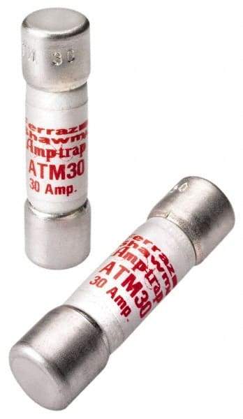 Ferraz Shawmut - 600 VAC/VDC, 0.2 Amp, Fast-Acting General Purpose Fuse - Clip Mount, 1-1/2" OAL, 100 at AC/DC kA Rating, 13/32" Diam - Exact Tool & Supply