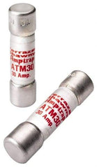Ferraz Shawmut - 600 VAC/VDC, 0.13 Amp, Fast-Acting General Purpose Fuse - Clip Mount, 1-1/2" OAL, 100 at AC/DC kA Rating, 13/32" Diam - Exact Tool & Supply