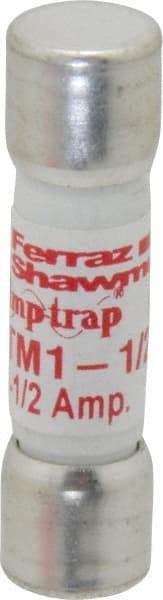 Ferraz Shawmut - 600 VAC/VDC, 1.5 Amp, Fast-Acting General Purpose Fuse - Clip Mount, 1-1/2" OAL, 100 at AC/DC kA Rating, 13/32" Diam - Exact Tool & Supply
