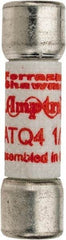 Ferraz Shawmut - 500 VAC, 4.5 Amp, Time Delay General Purpose Fuse - Clip Mount, 1-1/2" OAL, 10 at AC kA Rating, 13/32" Diam - Exact Tool & Supply