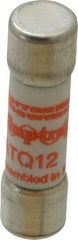 Ferraz Shawmut - 500 VAC, 12 Amp, Time Delay General Purpose Fuse - Clip Mount, 1-1/2" OAL, 10 at AC kA Rating, 13/32" Diam - Exact Tool & Supply