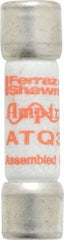 Ferraz Shawmut - 500 VAC, 30 Amp, Time Delay General Purpose Fuse - Clip Mount, 1-1/2" OAL, 10 at AC kA Rating, 13/32" Diam - Exact Tool & Supply