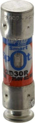 Ferraz Shawmut - 250 VAC/VDC, 30 Amp, Time Delay General Purpose Fuse - Clip Mount, 51mm OAL, 100 at DC, 200 at AC kA Rating, 9/16" Diam - Exact Tool & Supply