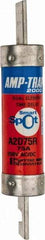 Ferraz Shawmut - 250 VAC/VDC, 75 Amp, Time Delay General Purpose Fuse - Clip Mount, 5-7/8" OAL, 100 at DC, 200 at AC kA Rating, 1-1/16" Diam - Exact Tool & Supply