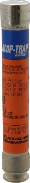 Ferraz Shawmut - 600 VAC/VDC, 3.2 Amp, Time Delay General Purpose Fuse - Clip Mount, 127mm OAL, 100 at DC, 200 at AC kA Rating, 13/16" Diam - Exact Tool & Supply