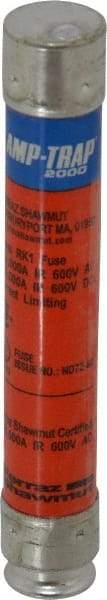 Ferraz Shawmut - 600 VAC/VDC, 10 Amp, Time Delay General Purpose Fuse - Clip Mount, 127mm OAL, 100 at DC, 200 at AC kA Rating, 13/16" Diam - Exact Tool & Supply