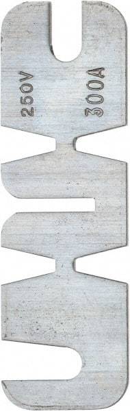 Ferraz Shawmut - 250 VAC, 300 Amp, Fast-Acting Renewable Fuse - Fuse Holder Mount, 8-5/8" OAL, 10 at AC kA Rating, 2-1/16" Diam - Exact Tool & Supply