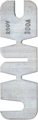 Ferraz Shawmut - 250 VAC, 300 Amp, Fast-Acting Renewable Fuse - Fuse Holder Mount, 8-5/8" OAL, 10 at AC kA Rating, 2-1/16" Diam - Exact Tool & Supply