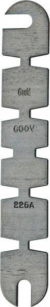 Ferraz Shawmut - 600 VAC, 225 Amp, Fast-Acting Renewable Fuse - Fuse Holder Mount, 11-5/8" OAL, 10 at AC kA Rating, 2-9/16" Diam - Exact Tool & Supply