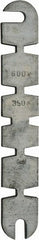 Ferraz Shawmut - 600 VAC, 350 Amp, Fast-Acting Renewable Fuse - Fuse Holder Mount, 11-5/8" OAL, 10 at AC kA Rating, 2-9/16" Diam - Exact Tool & Supply