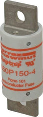 Ferraz Shawmut - 450 VDC, 500 VAC, 150 Amp, Fast-Acting Semiconductor/High Speed Fuse - Bolt-on Mount, 3-5/8" OAL, 100 at AC, 79 at DC kA Rating, 31mm Diam - Exact Tool & Supply