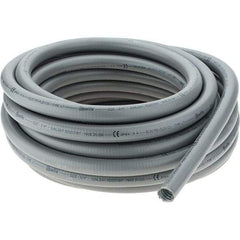 Made in USA - 3/4" Trade Size, 50' Long, Flexible Liquidtight Conduit - Steel - Exact Tool & Supply