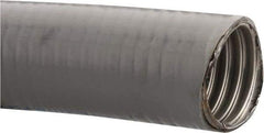 Made in USA - 1-1/4" Trade Size, 50' Long, Flexible Liquidtight Conduit - Steel - Exact Tool & Supply