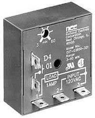 NCC - 5 Pin, Time Delay Relay - 1 at Resistive or Inductive Load Contact Amp, 120 VAC, On Board Trimpot - Exact Tool & Supply