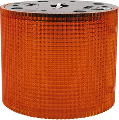 Federal Signal Corp - Incandescent Lamp, Amber, Flashing and Steady, Stackable Tower Light Module - 24 VDC, 0.76 Amp, 1 NEMA Rated, Base Mount - Exact Tool & Supply
