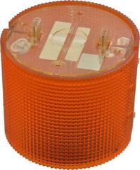 Federal Signal Corp - Incandescent Lamp, Amber, Flashing and Steady, Stackable Tower Light Module - 120 VAC, 0.13 Amp, 1 NEMA Rated, Base Mount - Exact Tool & Supply