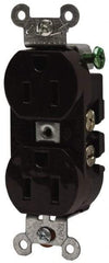 Hubbell Wiring Device-Kellems - Straight Blade Receptacles   Receptacle Type: Duplex Receptacle    Grade: Specification - Exact Tool & Supply