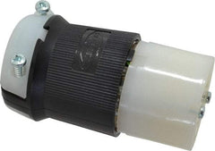 Hubbell Wiring Device-Kellems - 480 VAC, 20 Amp, L16-20R Configuration, Industrial Grade, Self Grounding Connector - 3 Phase, 3 Poles, IP20, 0.35 to 1.15 Inch Cord Diameter - Exact Tool & Supply