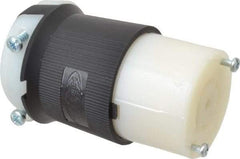 Hubbell Wiring Device-Kellems - 120/208 VAC, 20 Amp, L21-20R Configuration, Industrial Grade, Self Grounding Connector - 3 Phase, 4 Poles, IP20, 0.35 to 1.15 Inch Cord Diameter - Exact Tool & Supply