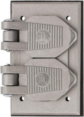 Hubbell Wiring Device-Kellems - Electrical Outlet Box Aluminum Weatherproof Cover - Exact Tool & Supply