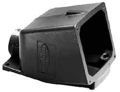 Hubbell Wiring Device-Kellems - 100 Amp, 2 Inch Hub Size, Cast Aluminum Pin and Sleeve Angle Back Box - IP67, 15° Box Angle - Exact Tool & Supply