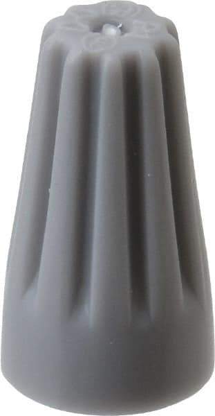 3M - 3, 22 to 2, 16 AWG, 300 Volt, Fire Resistant, Standard Twist on Wire Connector - Gray, 221°F - Exact Tool & Supply