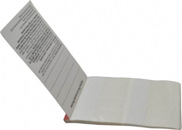 3M - 120 Label, 3/4 Inch Long x 1-3/4 Inch Wide, Write On Book - White Background, Self Laminated - Exact Tool & Supply