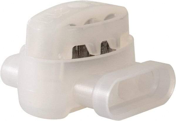3M - 22 to 14 AWG, White, IDC, Pigtail Quick Splice Connector - 2 to 3 Wires - Exact Tool & Supply