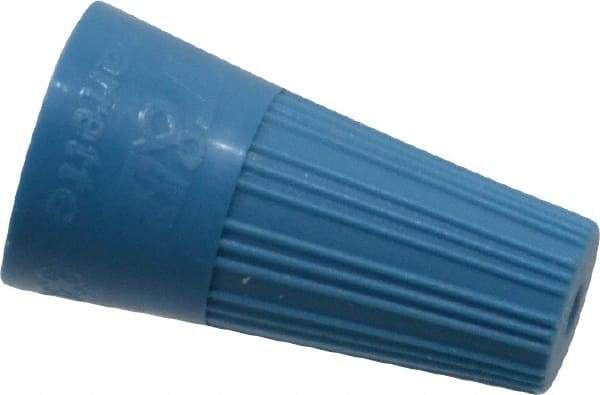 Thomas & Betts - 3, 20 to 3, 16 AWG, 300 Volt, Corrosion Resistant, Standard Twist on Wire Connector - Blue - Exact Tool & Supply