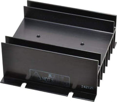 Omron - 3.94 Inch Long x 1.8 Inch Deep x 3.94 Inch High, Standard Solid State Relay Heat Sink - 10 Amp Rated - Exact Tool & Supply