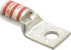 Thomas & Betts - 3/0 AWG Noninsulated Compression Connection Rectangle Ring Terminal - 3/8" Stud, 2.03" OAL x 0.92" Wide, Tin Plated Copper Contact - Exact Tool & Supply