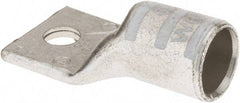 Thomas & Betts - 300 kcmil Wire Noninsulated Compression Connection Square Ring Terminal - 3/8" Stud, 2.43" OAL x 1-1/4" Wide, Tin Plated Copper Contact - Exact Tool & Supply