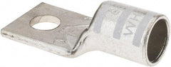 Thomas & Betts - 300 kcmil Wire Noninsulated Compression Connection Square Ring Terminal - 1/2" Stud, 2.7" OAL x 1-1/4" Wide, Tin Plated Copper Contact - Exact Tool & Supply